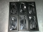 Black Gift Boxes With Black Ribbons 10x6x1.5 Inches Rectangle 6 Available