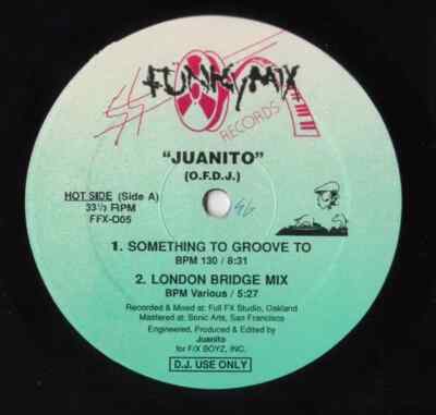 'Juanito' (O.F.D.J.) In The Mix Vinyl Single 12inch Funky Mix Records