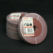 50 Bosch 125mm 5" Abrasive Fibre Sanding Discs 40G. Made in Germany. 2607018144