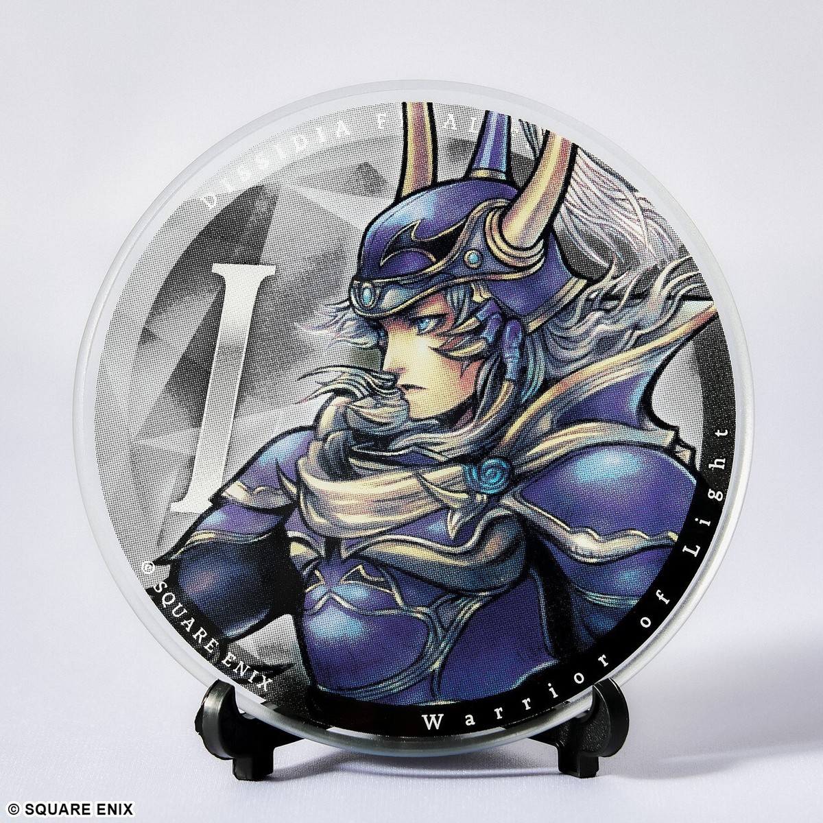 Final Fantasy I II III IV V VI VII Display Glass Plate