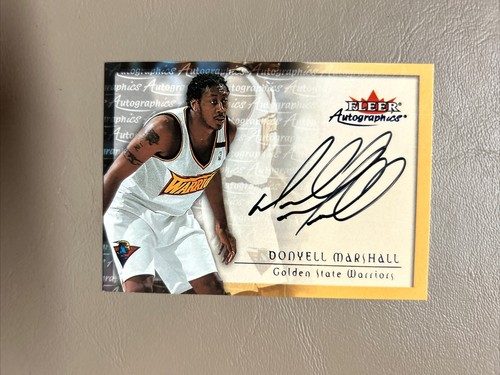 2000-01 Fleer Autographics Autograph Auto Donyell Marshall