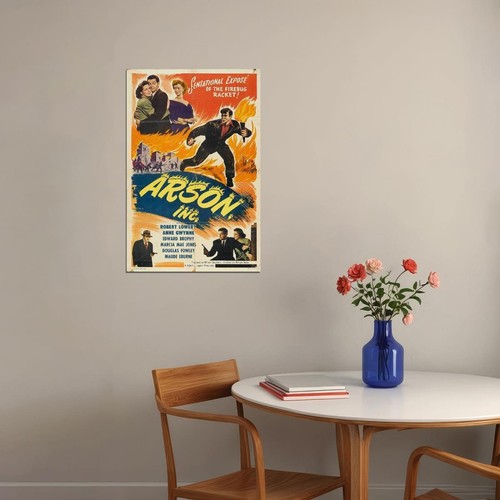 398003 ARSON INC Movie Robert Lowery Anne Gwynne WALL PRINT POSTER US - Picture 4 of 7