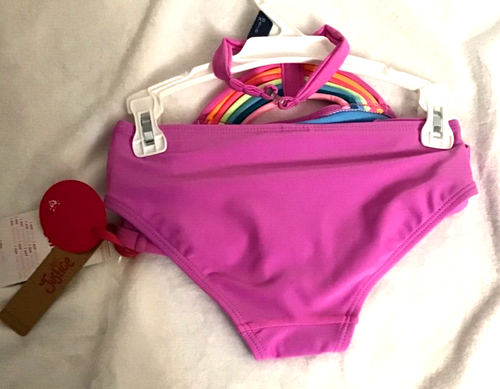 NWT! Girls Justice Beach 2 Piece Bathing Suit Size XL 16/18 - Picture 2 of 3