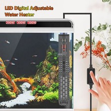 Aquarium 500w Digital LED Submersible Water Heater Fish Tank Thermostat Heater