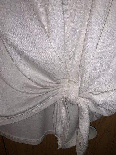 The Sweatshirt Project White/Gray Fade Plus-size 3X Lightweight Sweatshirt - Picture 6 of 7