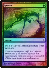 Sprout FOIL Time Spiral PLD Green Common MAGIC THE GATHERING CARD ABUGames