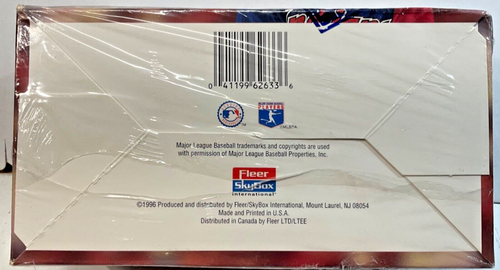 1996 FLEER E-MOTION XL BASEBALL BOX RETAIL FACTORY SEALED 36 PACKS - Picture 2 of 5