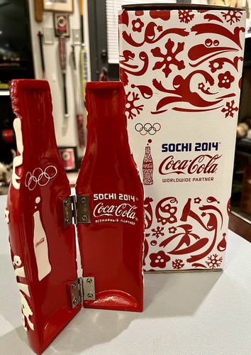 Extrem seltenes Coca-Cola 2014 Sotschi Olympische Winterspiele Executive Geschenk vom CEO - Bild 8 von 19