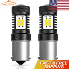 2PCS AUXITO Cool White 1156 Reverse Backup LED Super Lights Bright Error Free