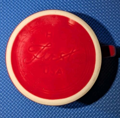 Fiestaware Homer Laughlin Ring Henkelbecher, Scarlet 2004 und Fiesta Tischdecke - Bild 2 von 7