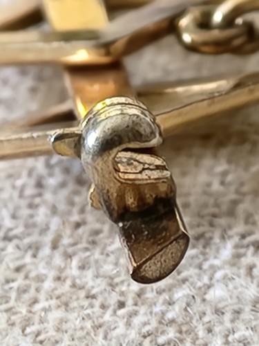 Vintage Forstner Art Deco Quaste Anstecknadel Brosche 12K GF Gold Filled signiert - Bild 8 von 8