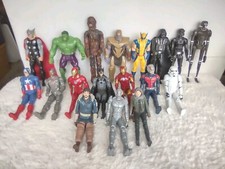 Huge Lot of 18 STAR WARS  Marvel Action Figures 90's and 2000's Hasbro Toys