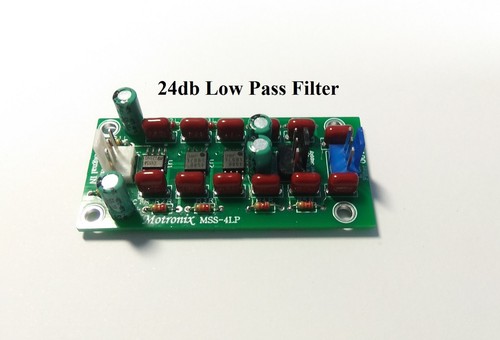 Low Pass 6/12/18/24 db Stereo Active Filter module MSS-4LP - Picture 28 of 28