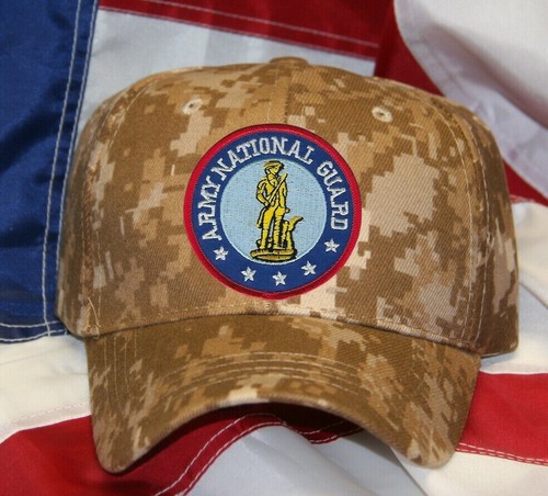 ARMY NATIONAL GUARD HAT PATCH CAP US ARMY NAVY AIR FORCE MARINES MINUTMAN ANG  - Picture 27 of 27