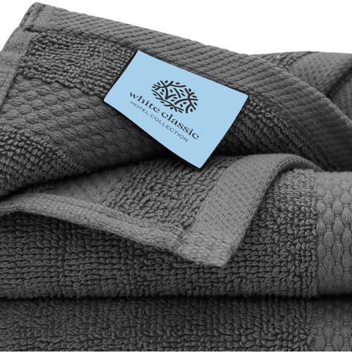 Luxury Washcloths for Bathroom-Hotel-Spa-Kitchen-Set - Circlet Egyptian Cotto... - Picture 5 of 9