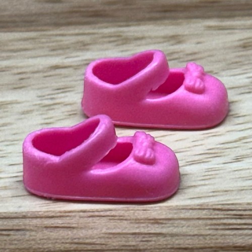 Barbie Chelsea Kelly Muñeca Zapatos de Vestir Mary Janes Ballet Pisos Con Lazos Rosa - Imagen 2 de 6