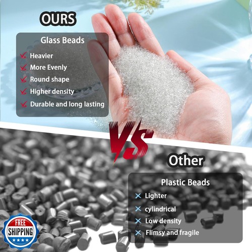 Gewichtete Perlen für Stofftiere 5 Pfund, Premium Glas Mikroperle - Bild 2 von 5