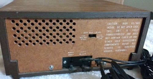 Vintage General Electric Model# TA556 Walnut 8 Track Player - Picture 3 of 4