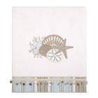 - Bath Towel, Soft & Absorbent Cotton Towel (By the Sea Collection, White) 49...