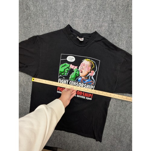 Fight Censorship Comic Book Legal Defense Fund XL Tshirt Vintage Graphitti y2k - Picture 7 of 12