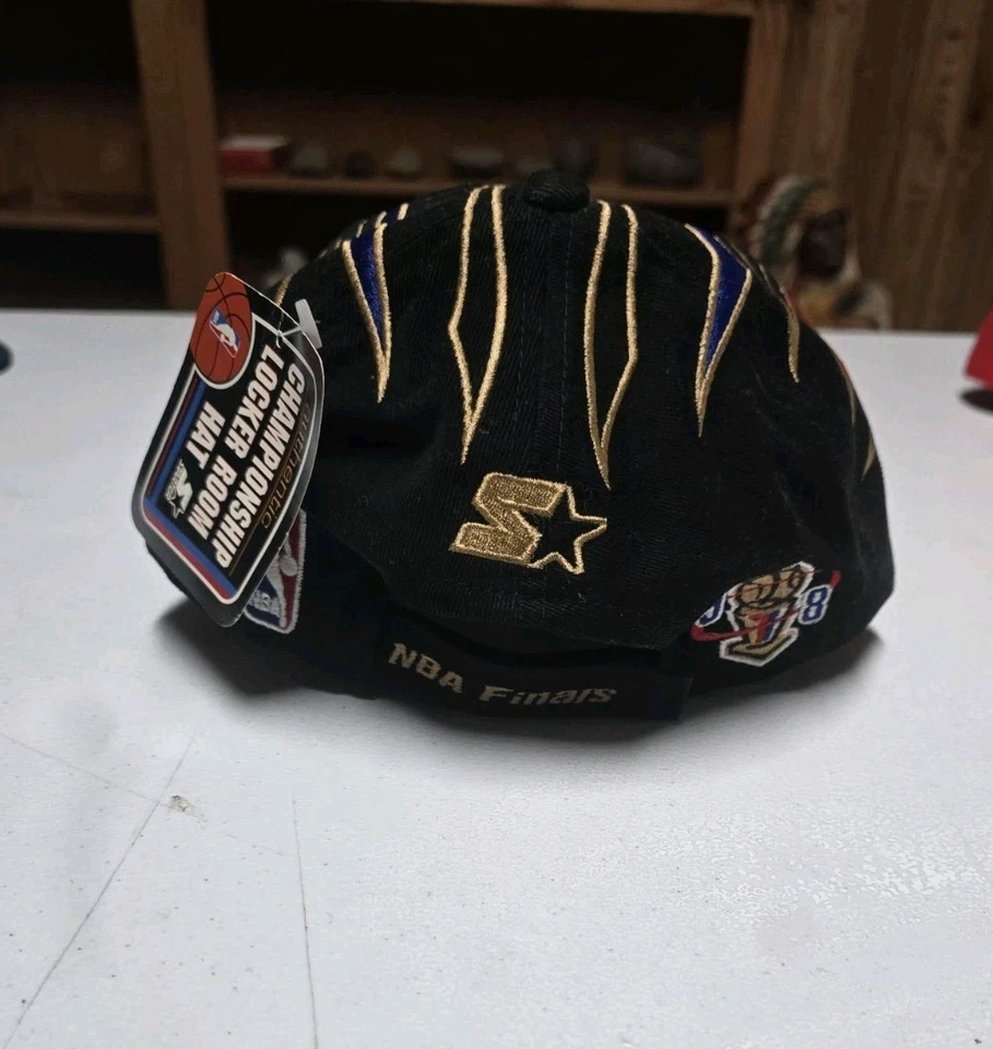 DE COLECCIÓN Chicago Bulls Sombrero Gorra Correa Starter NBA Championship 98 Champions Foto 4 de 4