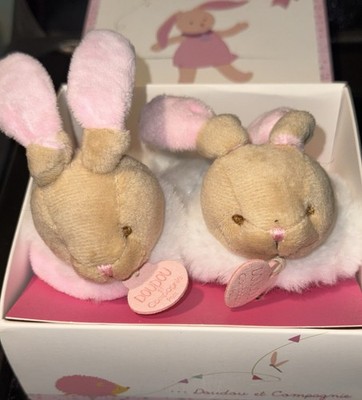 Doudou Et Compagnie Bunny and Koala Bear Baby Booties