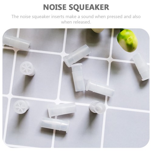 100 Pezzi Generatore di Suono Giocattoli Baby Squeaker Canne Squeaky Accessori - Foto 11 di 12