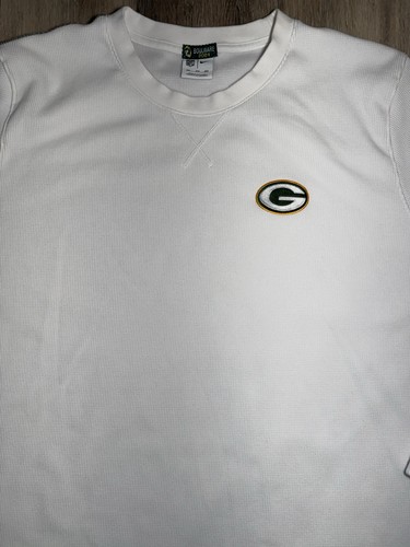 Green Bay Packers Official Team Issued Nike Shirt Long Sleeve Men's 3XL Waffle - Picture 3 of 13