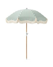 Serena  Lily Beach Umbrella-Botanical Green
