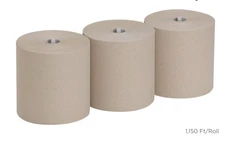 3 Rolls Paper Towel Rolls Recycled 1150 ft Dispenser Friendly Eco Hand Drying