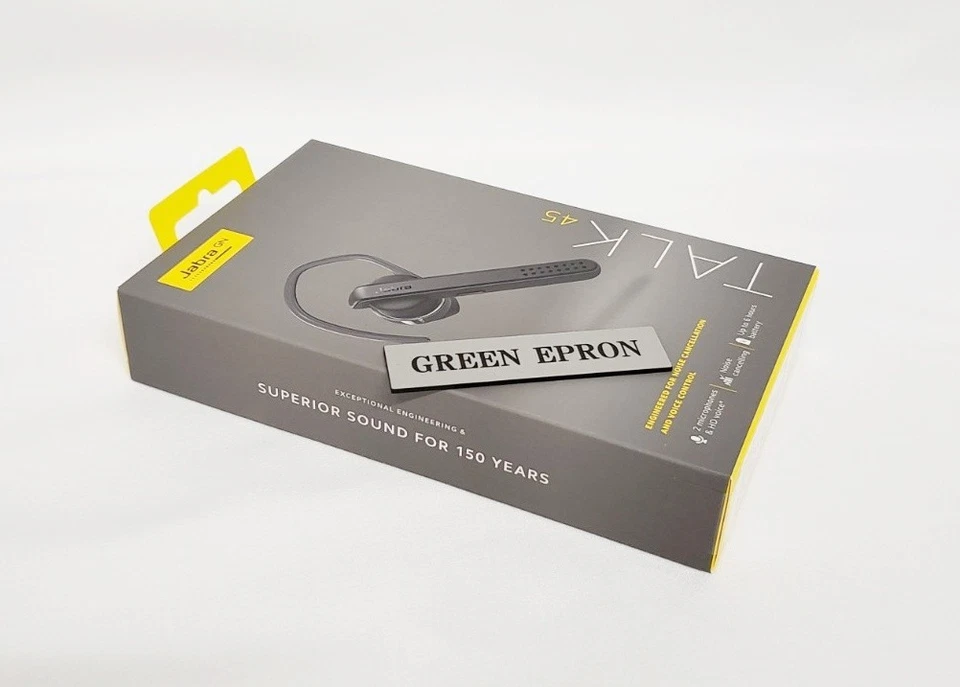 Jabra Talk 45 Bluetooth Headset HD Voice Noise Cancellation Hands-Free Black - Image 4 of 4