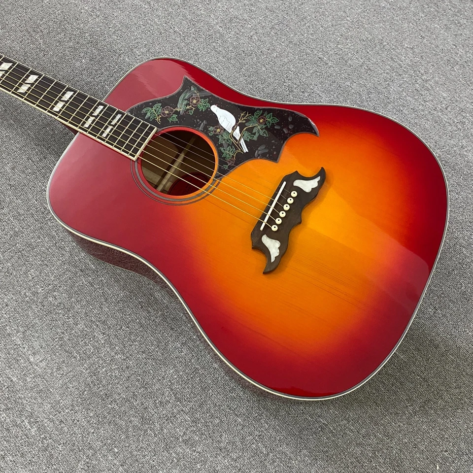 Guitarra Acústica Dove Hummingbird Vintage Cherry Sunburst con Pastilla Venta Caliente Foto 2 de 4