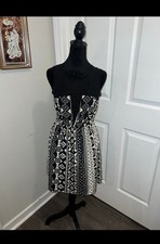 Fun & Flirt Black and White Dress