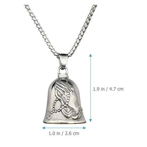 Colgantes de campana de acero de titanio Punk Bell para joyería artesanías campana para manualidades - Imagen 2 de 10