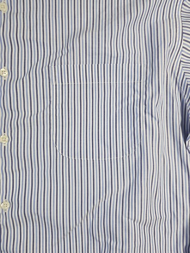 Brooks Brothers 346 Mens Dress Shirt 16 1/2 32/33 Slim Aqua Blue Gingham Plaid - Picture 4 of 9