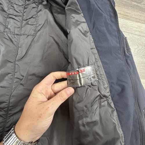 Chaqueta Prada Para Hombre Grande 48 Gore-Tex Cortavientos Impermeable Exterior Abrigo Italia - Imagen 5 de 13