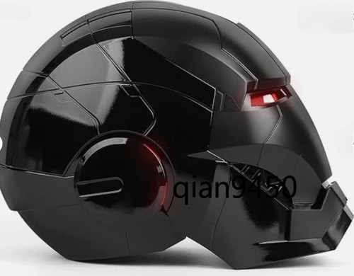 US!!! Autoking Iron Man schwarz MK5 Helm elektronische tragbare Sprachsteuerung Maske - Bild 12 von 20
