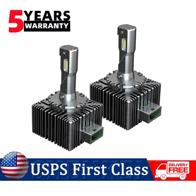 For Hyundai Santa Fe / Santa Fe XL 2013-2018 - D3S D3R LED Headlight Bulbs 6500K
