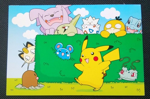 Postal de la película Pokémon Pikachu y sus amigos Proyecto Pikachu 2001... - Foto 1 di 12