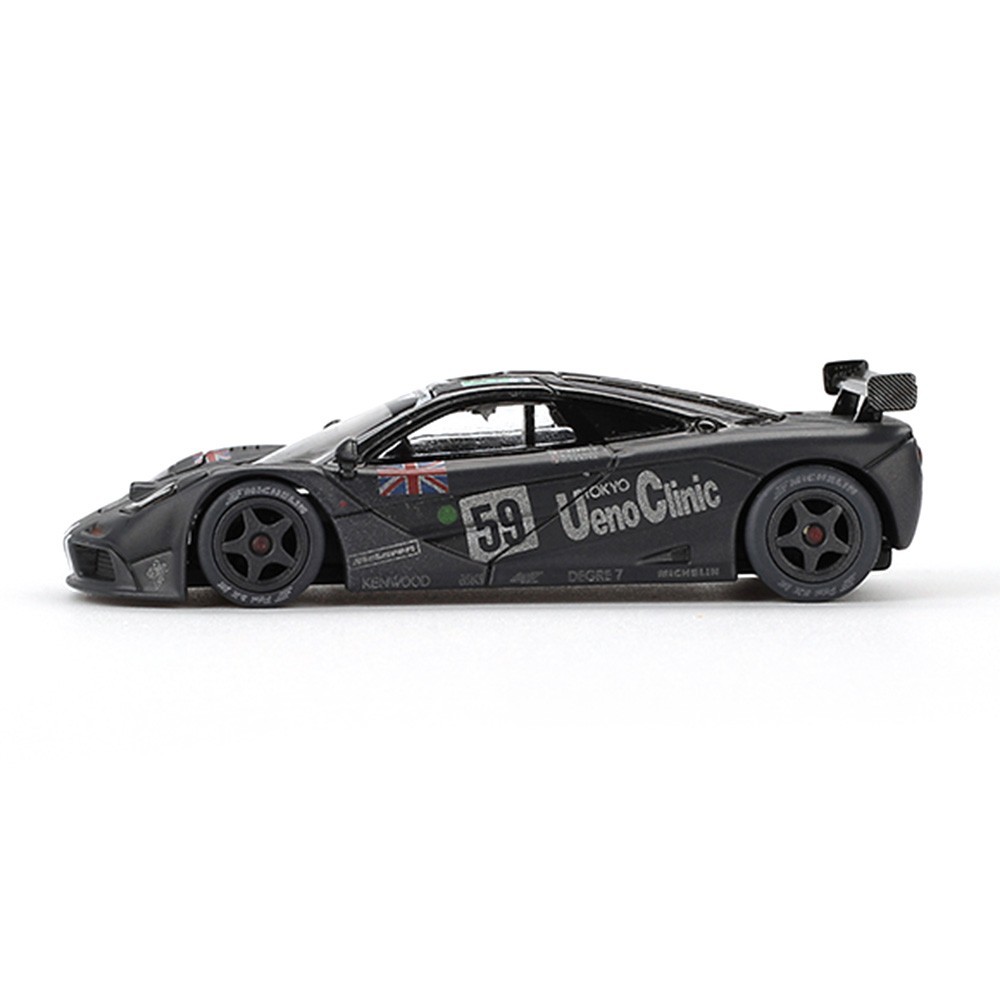 MINI GT MCLAREN F1 GTR #59 1955 LE MANS WINNER 1/64 MATTE BLACK