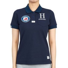 HORN GARMENT Golf Clothing Womens Short Sleeve T-Shirt HCW 2A AP85 NAVY 35567190