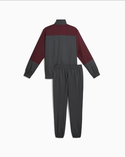 Tuta Intera Completa Tracksuit UOMO Puma Woven Colorblock Grigio Amaranto - Foto 6 di 11