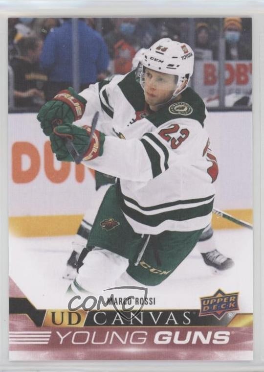 2022-23 Upper Deck Series 1 UD Canvas Young Guns Marco Rossi #C114 Rookie RC