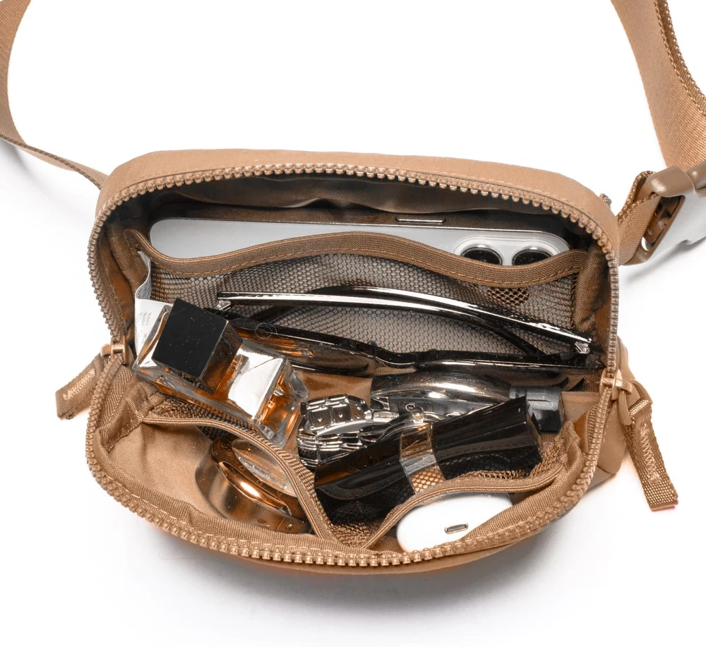 Belt Bag for Women Two-Way Zipper Cross Body Fanny Pack Fashion Waist Packs Ever