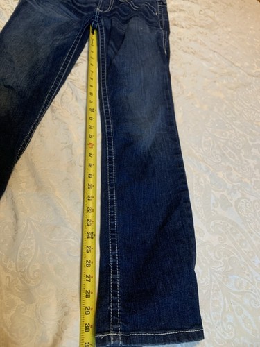 Ariat REAL Denim Straight Low Rise Women's 30R Med Wash Western Jeans - Picture 7 of 12