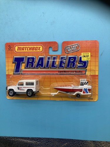 Matchbox Trailers Land Rover And Seafire Two Pack New - Picture 1 of 2