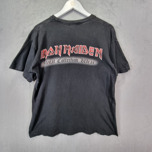 Iron Maiden T-Shirt Mens Medium Black 2000 Outside Of The Silent Planet Band - Picture 7 of 10