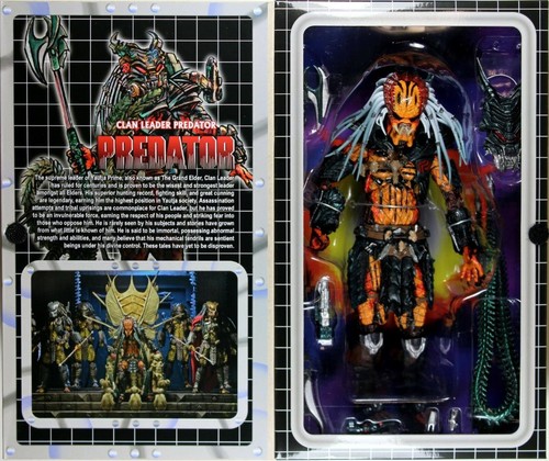 Predators Deluxe Clan Leader Predator 9" Action Figure Kenner C1 - Foto 2 di 7