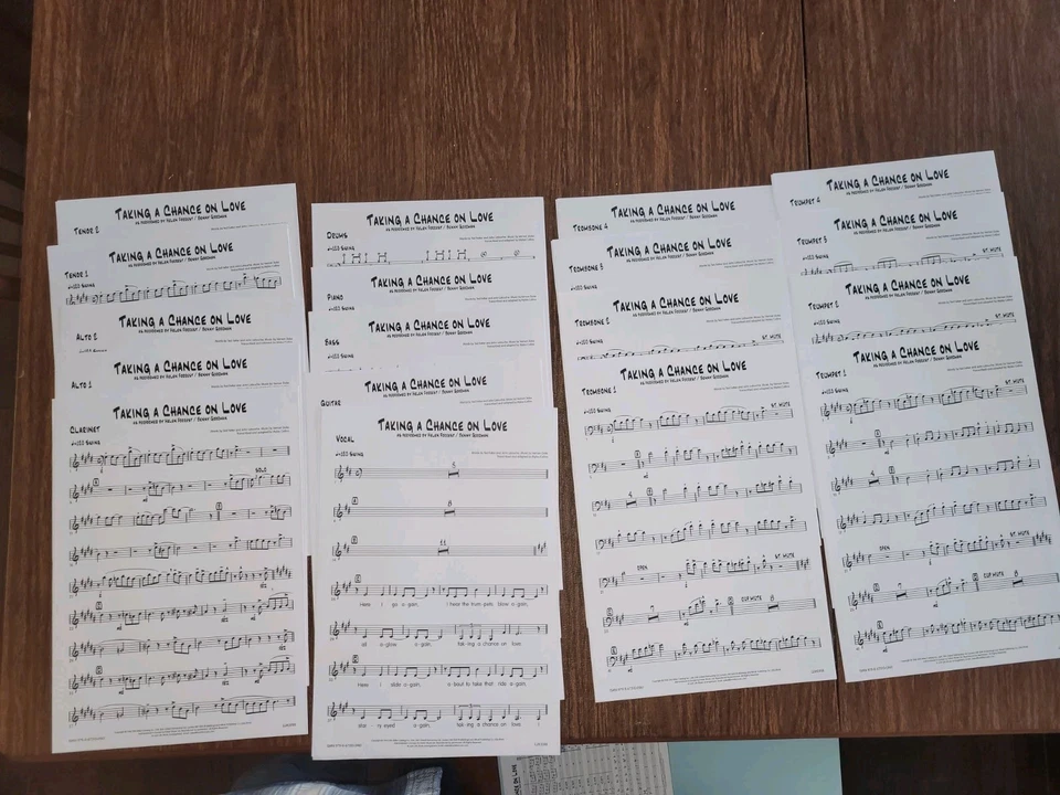 "Taking A Chance On Love" Benny Goodman Myles Collins Transcription/Record Lift - Image 3 of 4