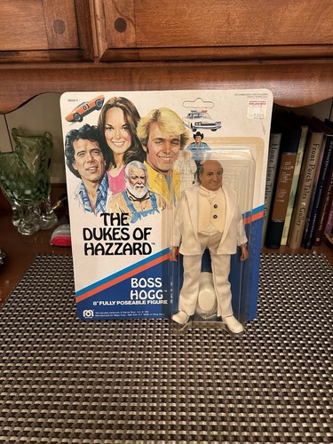 1981 Mego Corp The Dukes of Hazzard Boss Hogg 8" Figur MOC Siehe Bilder/ Lesen